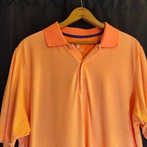 Fairway & Greene F&G Tech Polo Shirt Orange Size M